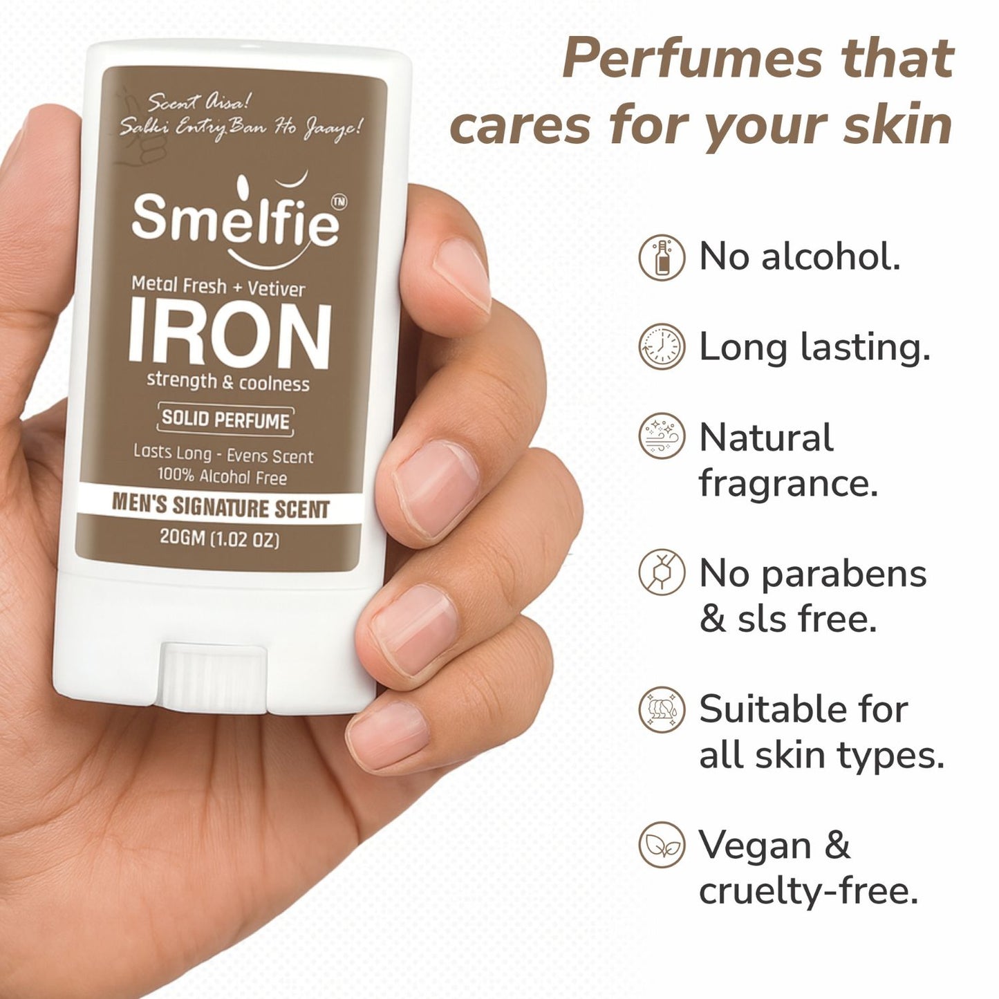 Iron Solid Perfume for Men