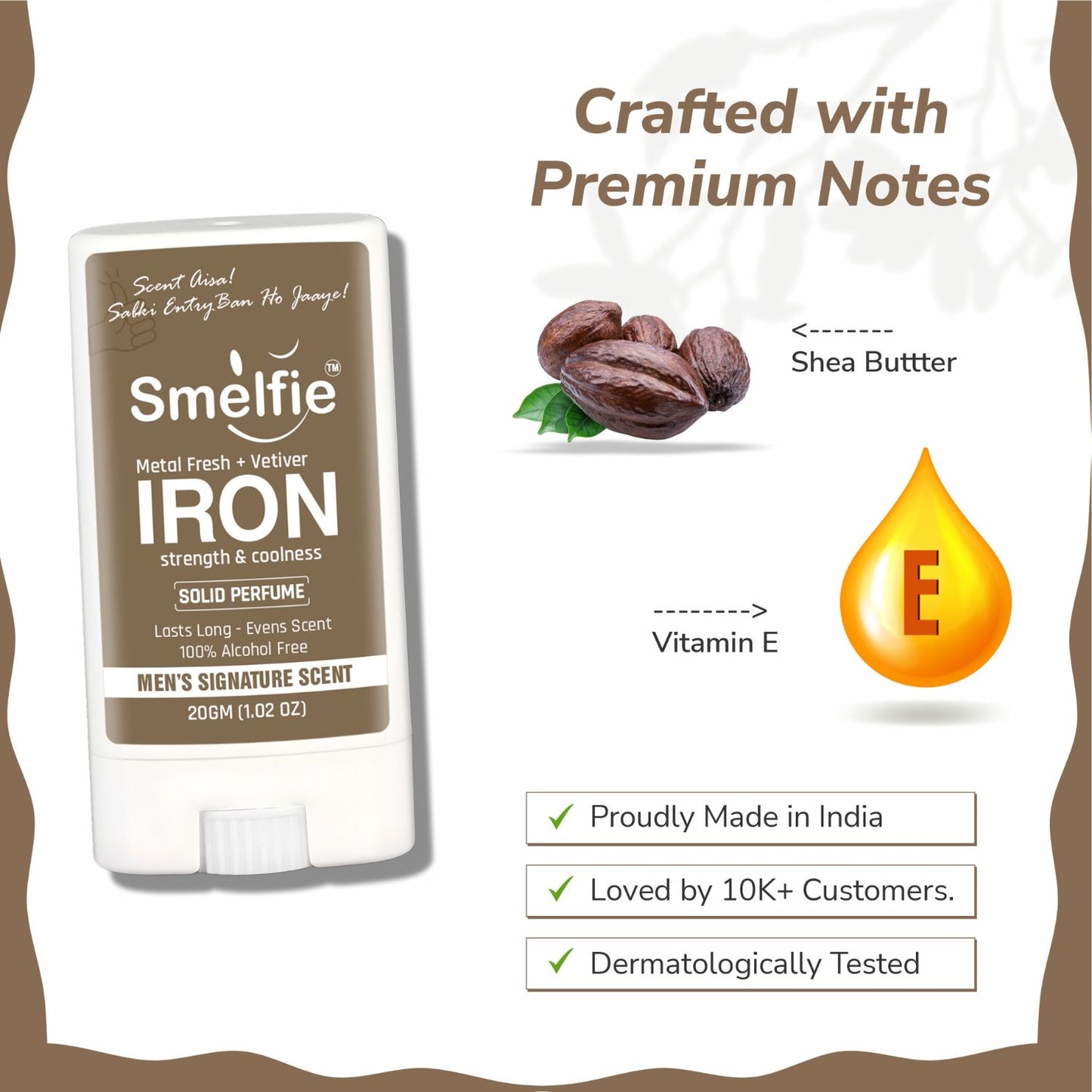 Iron Solid Perfume for Men